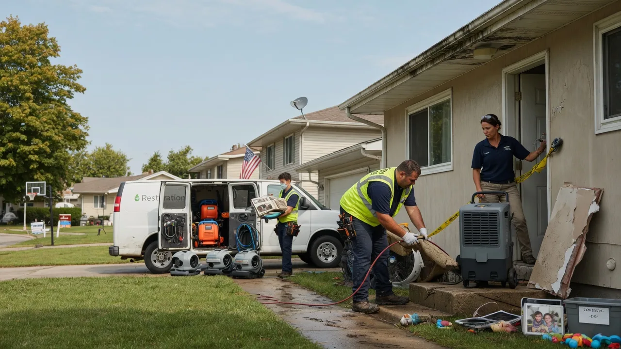 Water Damage Restoration in New Springfield, OH near me